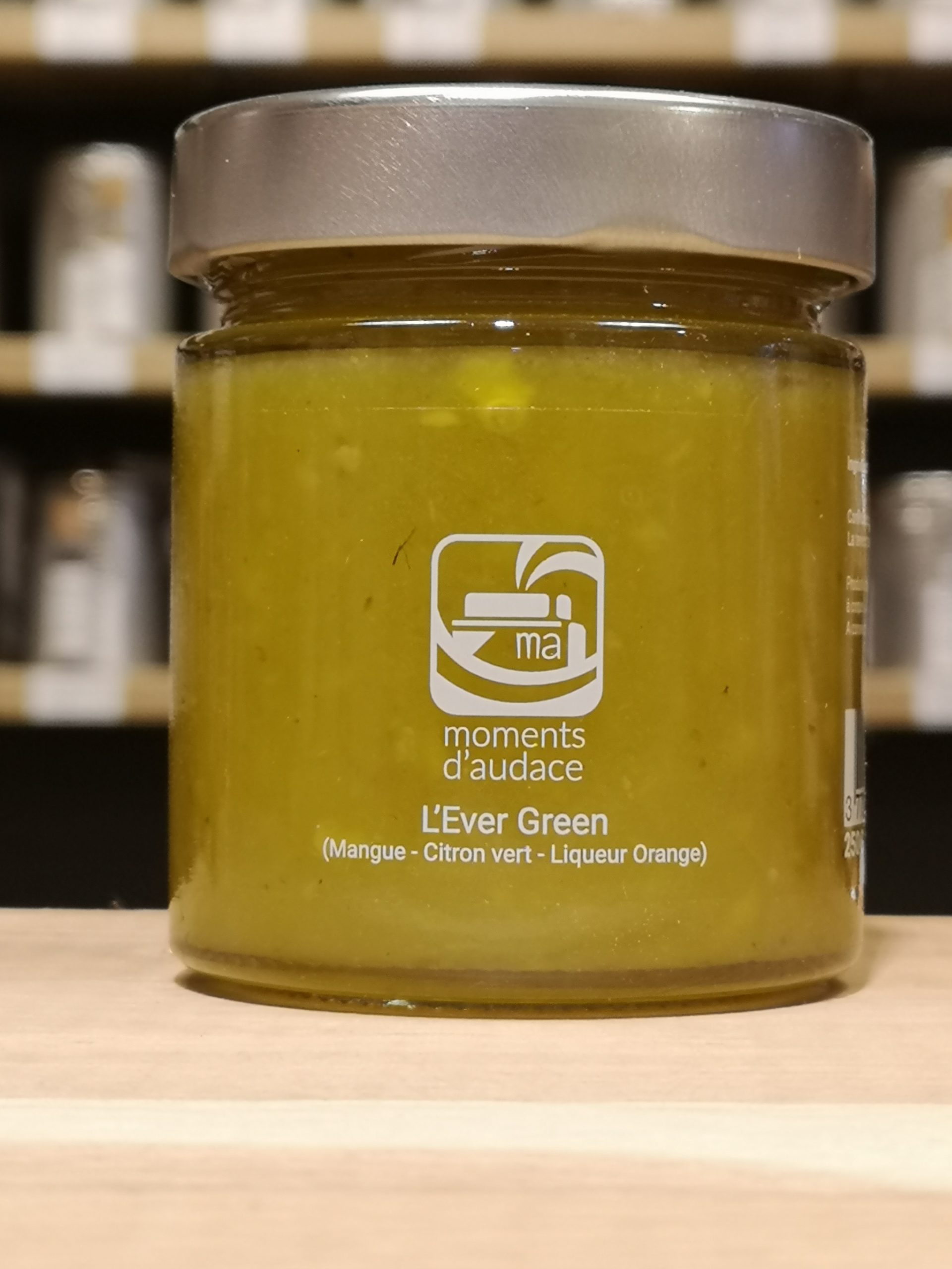 confiture moments d'audace - ever green