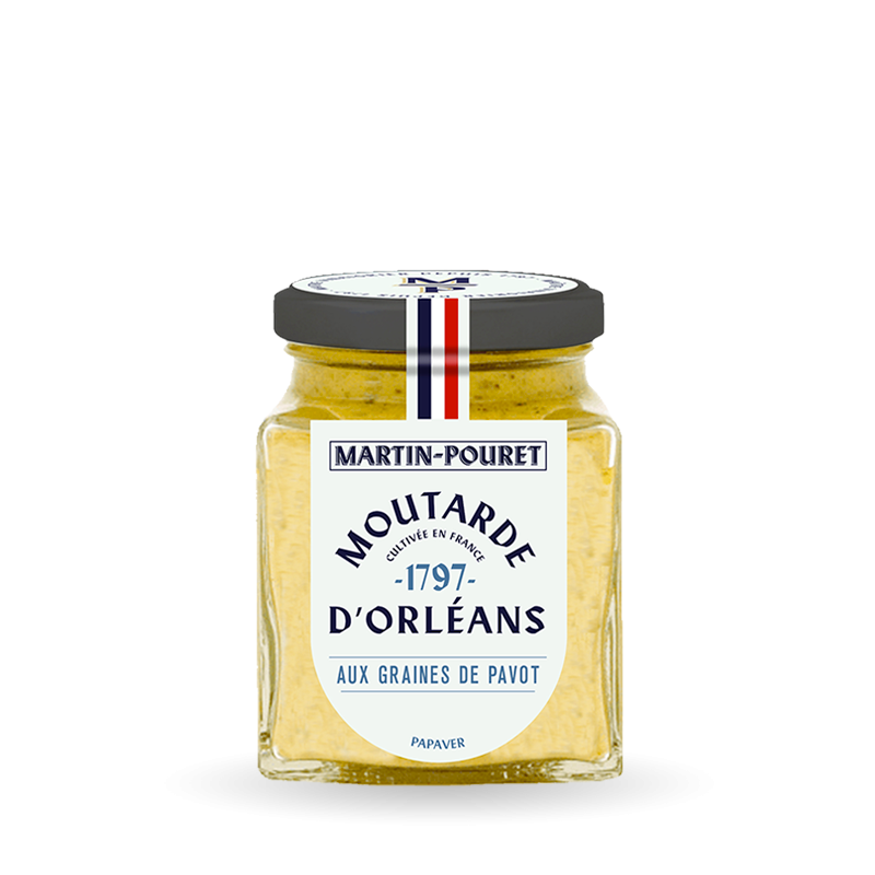 Moutarde aux graines de pavot 200g - Martin Pouret - Les Thés de Bernie